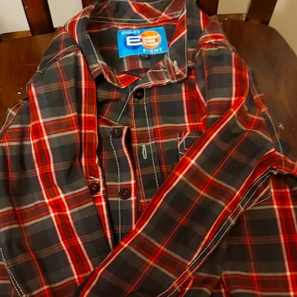 Boys long sleeve button down